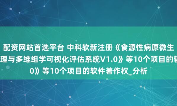配资网站首选平台 中科软新注册《食源性病原微生物基因组数据管理与多维组学可视化评估系统V1.0》等10个项目的软件著作权_分析