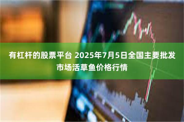 有杠杆的股票平台 2025年7月5日全国主要批发市场活草鱼价格行情